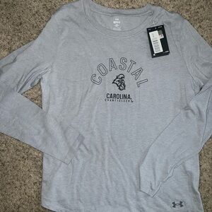 Under Armour Light Gray Coastal Carolina Tee